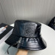 Black Casual Daily Letters Zipper Embossed Hat