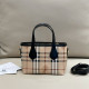 Black Street Daily Plaid Patchwork Zipper Contrast Bags
