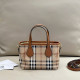 Brown Street Daily Plaid Patchwork Zipper Contrast Bags
