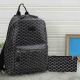 Black Street Letters Patchwork Zipper Bags