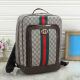 Light Brown Street Letters Patchwork Zipper Bags