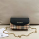 Black Casual Street Plaid Patchwork Chains Contrast Bags