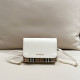 White Casual Street Plaid Patchwork Contrast Bags