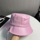 Pink Casual Daily Letters Zipper Embossed Hat