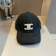Black Casual Street Letters Distressed Patchwork Hat