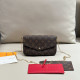 Red Casual Daily Letters Patchwork Chains Bags