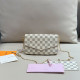 White Casual Street Plaid Chains Contrast Bags