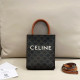 Brown Casual Daily Letters Patchwork Bags