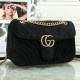 Black Street Letters Patchwork Chains Bags