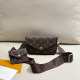 Brown Street Daily Letters Patchwork Metal Accessories Trim Adjustable Bags