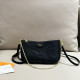 Black Casual Daily Letters Chains Embossed Bags