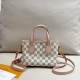White Casual Daily Plaid Patchwork Contrast Bags
