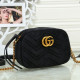 Black Street Letters Patchwork Zipper Bags