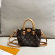Orange Street Daily Letters Patchwork Zipper Contrast Bags
