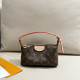 Apricot Casual Street Letters Patchwork Zipper Contrast Bags