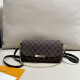 Brown Casual Daily Plaid Patchwork Chains Contrast Bags