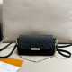 Black Casual Daily Letters Chains Embossed Bags