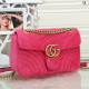 Rose Red Street Letters Patchwork Chains Bags