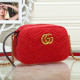Red Street Letters Patchwork Zipper Bags