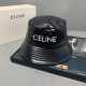 Black Casual Daily Letters Patchwork Texture Hat