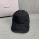 Black Street Daily Letters Embroidered Patchwork Hat