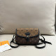 Yellow Brown Casual Street Letters Patchwork Contrast Bags