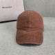 Brown Street Daily Letters Embroidered Patchwork Hat