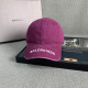 Purple Casual Street Letters Embroidered Distressed Hat