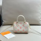 White Pink Casual Street Letters Patchwork Zipper Contrast Bags