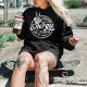 Black I MATCH ENERGY PRINTED WOMEN'S HOODIE