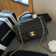 Black Casual Daily Solid Color Metal Accessories Trim Texture Bags