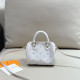 White Casual Daily Letters Patchwork Zipper Bags