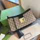 Black Casual Street Letters Patchwork Metal Accessories Trim Adjustable Bags