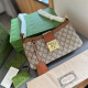 Brown Casual Street Letters Patchwork Metal Accessories Trim Adjustable Bags