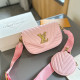 Pink Casual Street Solid Color Metal Accessories Trim Chains Texture Bags