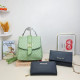 Green Casual Street Letters Patchwork Metal Accessories Trim Chains Bags