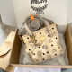 Yellow Casual Street Letters Patchwork Contrast Bags