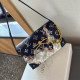 Tibetan Blue Casual Street Letters Chains Contrast Bags