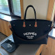 Black Casual Vacation Letters Patchwork Bags