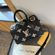 Black Casual Street Letters Patchwork Zipper Contrast Bags
