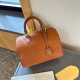 Orange Casual Daily Letters Patchwork Zipper Embossed Bags