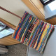 Colour Casual Street Stripe Weave Contrast Bags