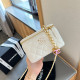 White Casual Street Letters Metal Accessories Trim Zipper Texture Bags
