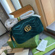 Malachite Green Casual Street Letters Metal Accessories Trim Zipper Texture Bags