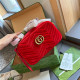 Red Casual Street Letters Metal Accessories Trim Zipper Texture Bags