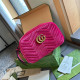 Rose Red Casual Street Letters Metal Accessories Trim Zipper Texture Bags