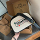 Black Casual Daily Letter Print Patchwork Zipper Contrast Bags