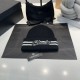 Black Casual Daily Letters Weave Contrast Hat