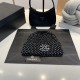 Black Casual Street Letters Weave Contrast Hat