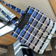 Blue Casual Street Letters Patchwork Chains Contrast Bags(Dual use model)